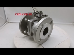 Vanne à boisseau sphérique à bride avec levier de commande verrouillable