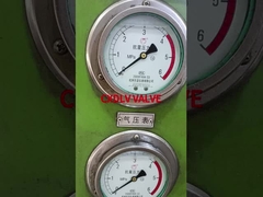 Épreuve de pression de la soupape à bille en acier inoxydable à tige nue PN16