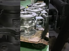 SS316 2PC Full Port Air Pneumatique actionné par soupape à bille Q641F JIS10K 50A