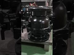 Vanne à boisseau sphérique en acier moulé (WCB) à brides