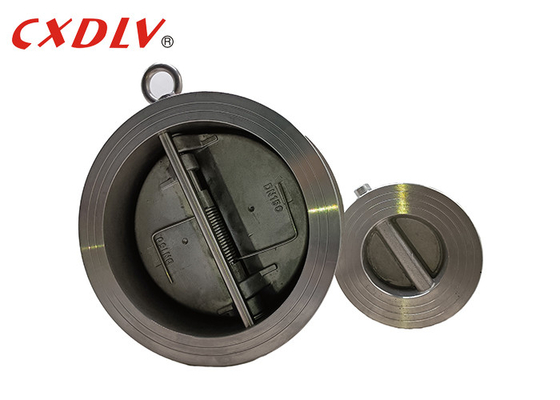 Métal mou DIN PN16 de Seat EPDM d'acier inoxydable de clapet anti-retour de plat de gaufrette de H77X-150LB double