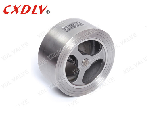 Acier inoxydable SS316 de clapet anti-retour de plat de type de gaufrette H71
