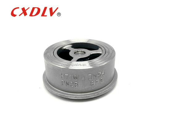 Clapet anti-retour à plaque de type Wafer personnalisé SS316 SS304 WCB