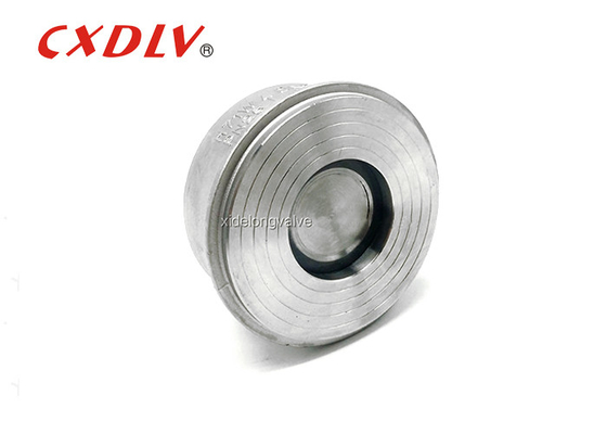 Clapet anti-retour à plaque de type Wafer personnalisé SS316 SS304 WCB