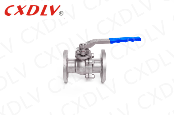 CF8 Valve à bille à brides avec RPTFE ou matériau de siège Develon pour huile et autres fluides