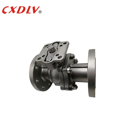 CF3M ANSI150 soupape à bille en acier inoxydable 2 pièces plein port avec ISO5211 TOP