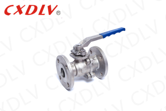 CF8 Valve à bille à bride pour huile et autres fluides