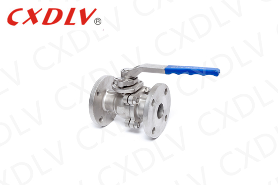CF8 Valve à bille à bride pour huile et autres fluides