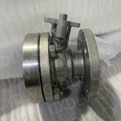Valve à bille en acier inoxydable à fond de réservoir à flèche avec changement de diamètre pour le contrôle des fluides industriels