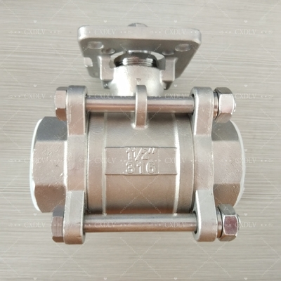 Valve à bille en acier inoxydable/en acier au carbone