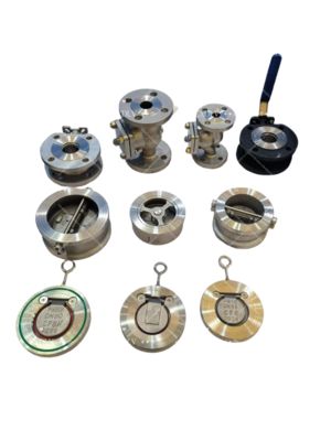 CF8M Flap Check Valve usine Vente directe de haute qualité en acier inoxydable argent OEM standard double plaque