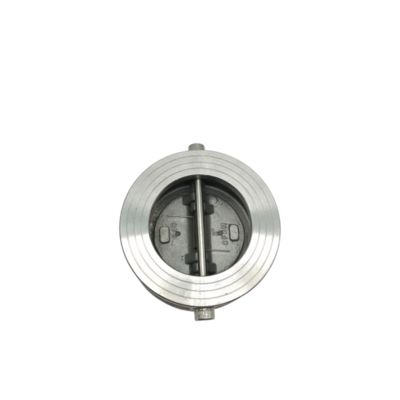 Clapet anti-retour à double plaque en acier inoxydable avec résistance aux hautes températures pour l'eau, la vapeur, l'huile et le gaz