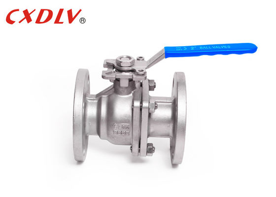 Vanne à boisseau sphérique à bride de 150 LB de 4 pouces en acier inoxydable CF8 CF8M avec plateau de montage direct, vanne à boisseau sphérique flottante 2PC