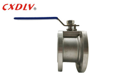 la gaufrette de la poignée 1pc a bridé pression de normale de robinet à tournant sphérique du robinet à tournant sphérique PTFE PPL Seat Italie