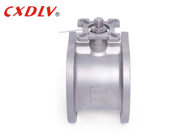 Gaufrette de Q71F valve inoxydable de modèle de l'Italie d'acier au carbone de robinet de bille d'acier de 3 pouces