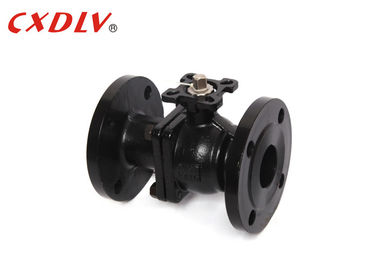 robinet à tournant sphérique de flottement d'acier au carbone de 2PC WCB DN15 - DN200 PN16 a bridé valve