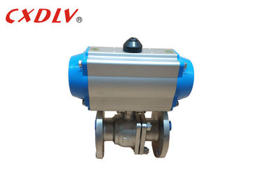 Soupape de commande actionnée pneumatique de robinet à tournant sphérique de double bride temporaire 150LB