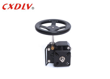 Volant de commande de déclencheur de réducteur de transmission de robinet à tournant sphérique avec la couleur noire