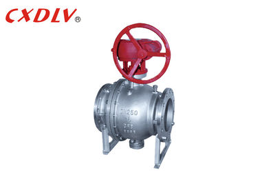 Valve à bille en acier inoxydable avec monture à trunnion pour un couple de fonctionnement faible