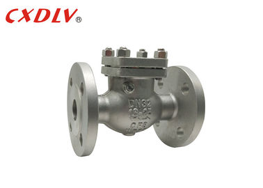Clapet anti-retour horizontal horizontal d'oscillation d'acier inoxydable de 6 pouces