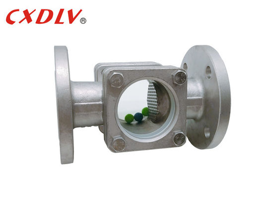 4" Borosilicate de garniture de PTFE a bridé la vue 150LB en verre rf