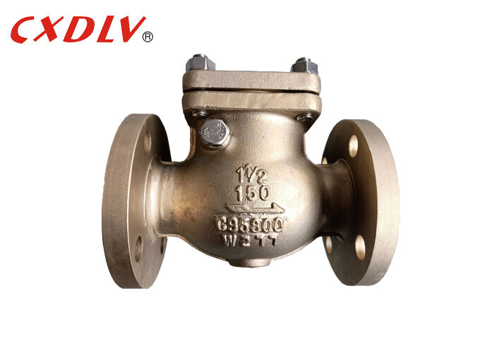 Robuste soupape de contrôle à flanc en acier inoxydable 304 horizontal 6 pouces adapté à l'industrie empêchant le marteau à eau et assurer le fonctionnement de la pompe