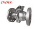 300LB a bridé robinet à tournant sphérique avec la protection ISO5211 pour le support direct de l'actionneur pneumatique
