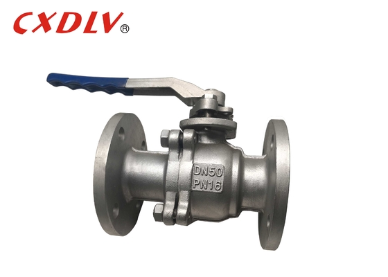 DN50 DN 100 soupape à billes en acier inoxydable CF8/CF8M Corps de connexion à brides PN10/16 Extrémités
