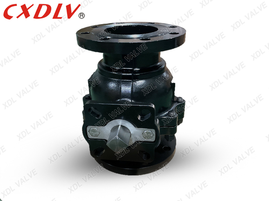 Valve à bille en acier au carbone A216WCB avec siège en RPTFE pour le traitement des eaux usées