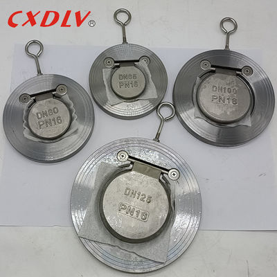 Modèle de plaquette de soupape de vérification de balancement en acier au carbone PN16