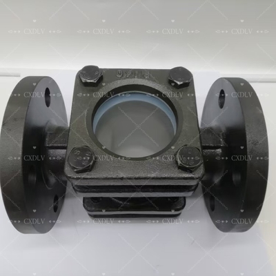 Hublot de visualisation à bride conforme à la norme ASTM B16.34 pour applications industrielles haute pression avec verre trempé pour le flux de GPL