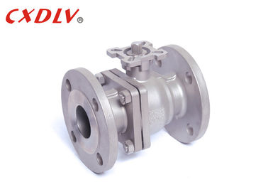 Le robinet de bille d'acier de fonte de JIS 20K 2PC ISO5211 dirigent le support de fixation pour le moteur