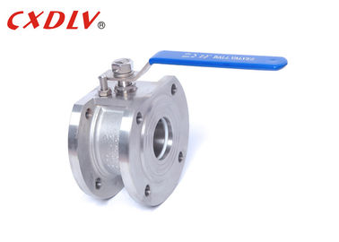 la gaufrette de la poignée 1pc a bridé pression de normale de robinet à tournant sphérique du robinet à tournant sphérique PTFE PPL Seat Italie