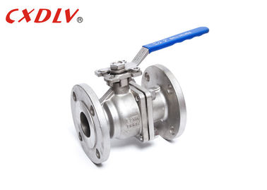 Soupape de commande fendue de corps de robinet à tournant sphérique de flottement de bride de double de rf CF8 CF8M WCB
