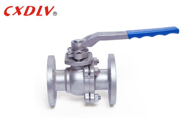 Norme ANSI à flasque PN16 DN40 CF8 de robinet à tournant sphérique d'acier inoxydable