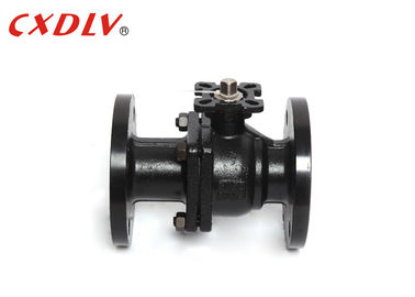 robinet à tournant sphérique de flottement d'acier au carbone de 2PC WCB DN15 - DN200 PN16 a bridé valve