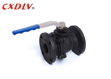L'acier inoxydable de DN150 WCB a bridé le type de flottement PN16 PN40 du robinet à tournant sphérique DIN rf