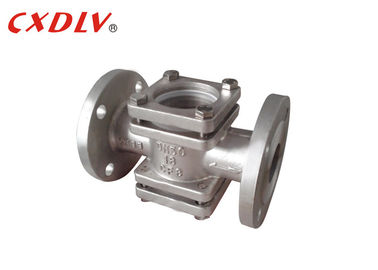 150LB RF Ventilateur de vitre à vue à flanc Indicateur de débit avec fenêtre en double vitre