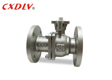 Deux morceaux de structure au calibre haut Plateform de bille d'acier de robinet de bride inoxydable de double