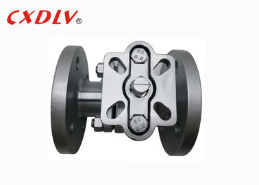 Support de fixation fendu de flottement au calibre d'OIN d'investissement de corps du robinet de bille d'acier 2 inoxydables
