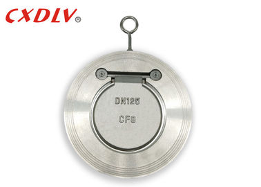 CF8 solides solubles choisissent le type longue durée de vie de retour de pouce du clapet anti-retour DN125 d'oscillation de disque non