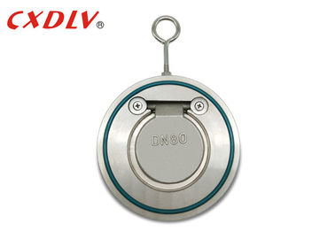 Une OIN mince douce d'acier inoxydable de la gaufrette DN80 de Seat de valve non de retour de manière diplôméee