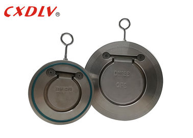 Joint circulaire inoxydable du clapet anti-retour PN16 PTFE d'oscillation de disque de SS316 Essentric avec l'approbation d'OIN