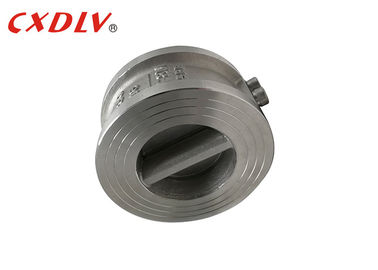 Corps à deux disques 1.4408/CF8M/SCS14A d'acier inoxydable de clapet anti-retour de gaufrette de papillon