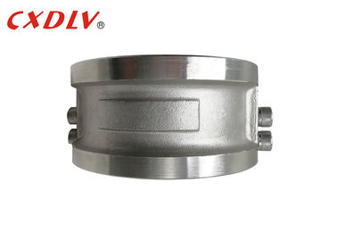 De clapet anti-retour le métal inoxydable/double plat d'acier au carbone a articulé le style DN50~DN600 de gaufrette