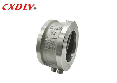 Type clapet anti-retour d'oscillation de disque de double, métal Seat de gaufrette de clapet anti-retour d'acier inoxydable