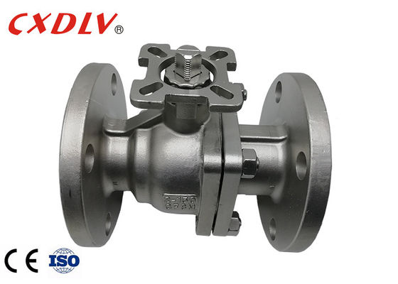 CF3M ANSI150 soupape à bille en acier inoxydable 2 pièces plein port avec ISO5211 TOP