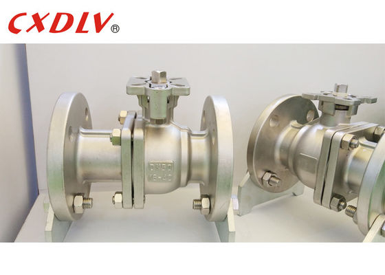 Moulage de précision du robinet à tournant sphérique de l'eau de PN40 CF8 WCB PTFE Seat